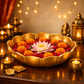 Golden Lotus Trio – Reflective Water Bowls for Modern Home Decor