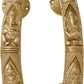 Brass Door Handle Pair (2 pcs) | Home Decor | Door Decor | Pair of Brass Door Handles | Pair of Brass Door Pulls Tuskar
