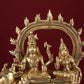 Brass Shiv Parwati on Nandi