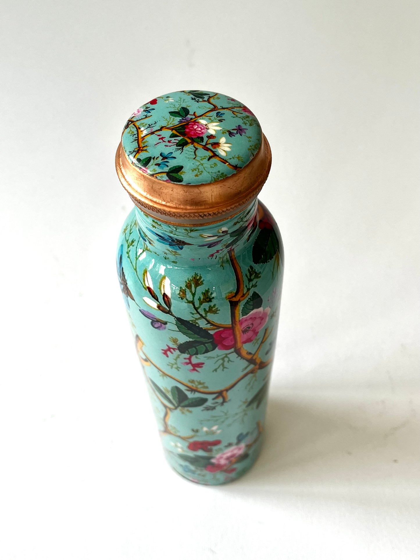 Handcrafted beautiful Copper water bottle.