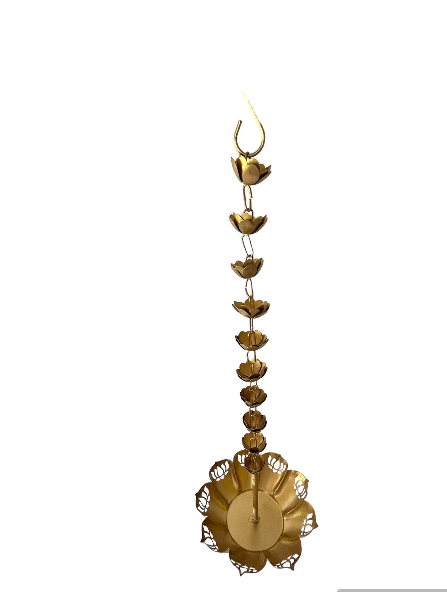 Hanging Urli set. Indian home/ Diwali decor/ Metal Planter