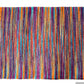 Multicoloured Chenile Stripe rug 60x120 cm.