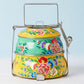 Hand painted decorative 2 tier tiffin box