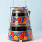 Hand painted decorative 3 tier tiffin box