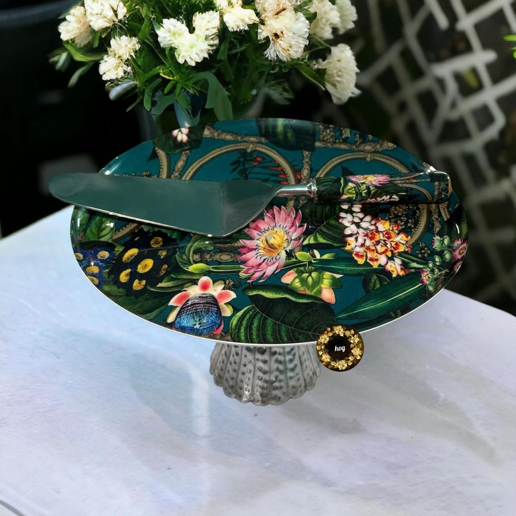 Garden Blossams printed Cake stand