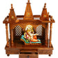 Handcrafted wooden temple. Indian temple, Mandir, Pooja room, religious.