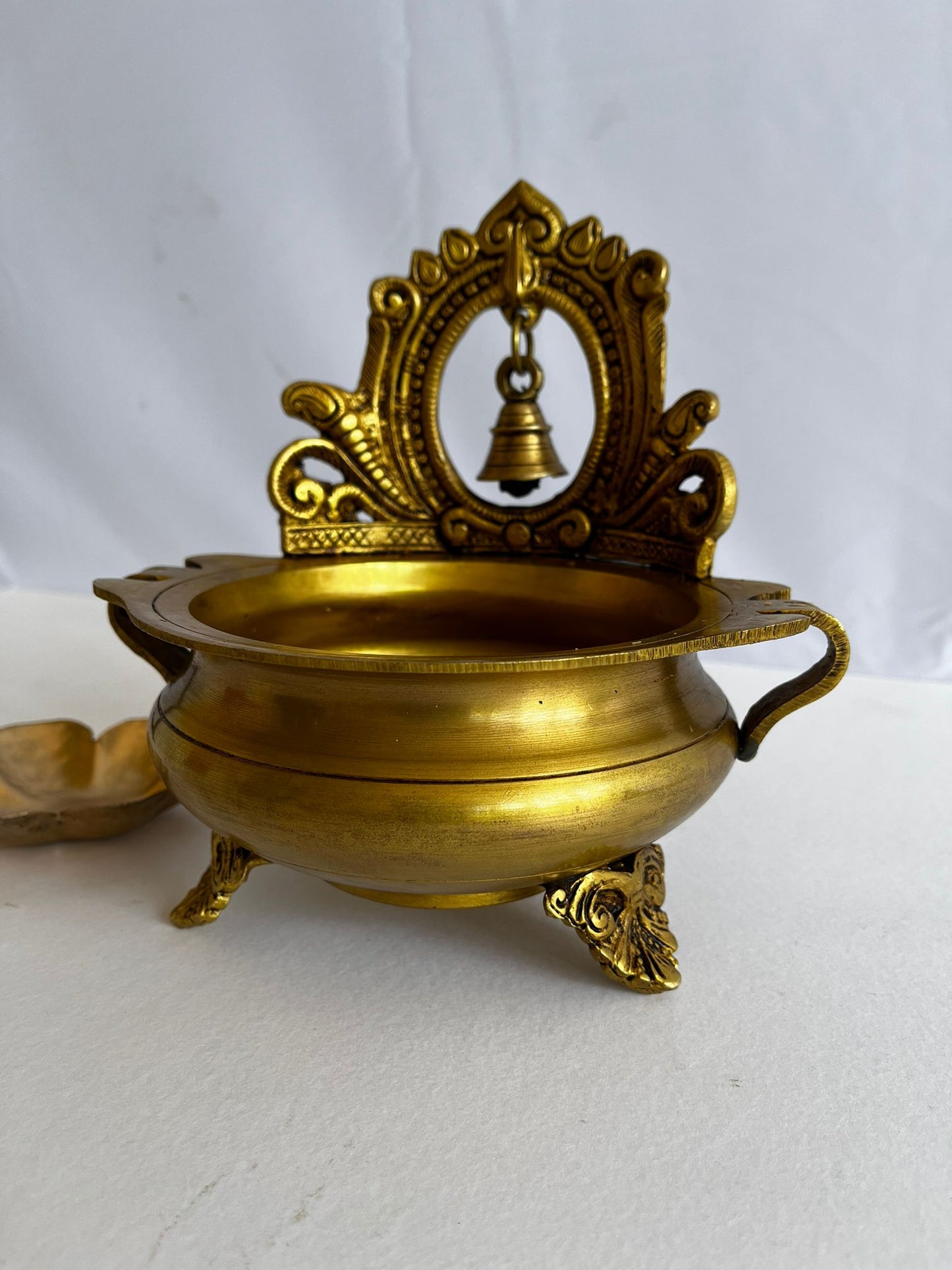 Meera brass urli (decorative bowl). Festive vibe/Indian decor/Diwali/ Indian home/Brass decoratives.