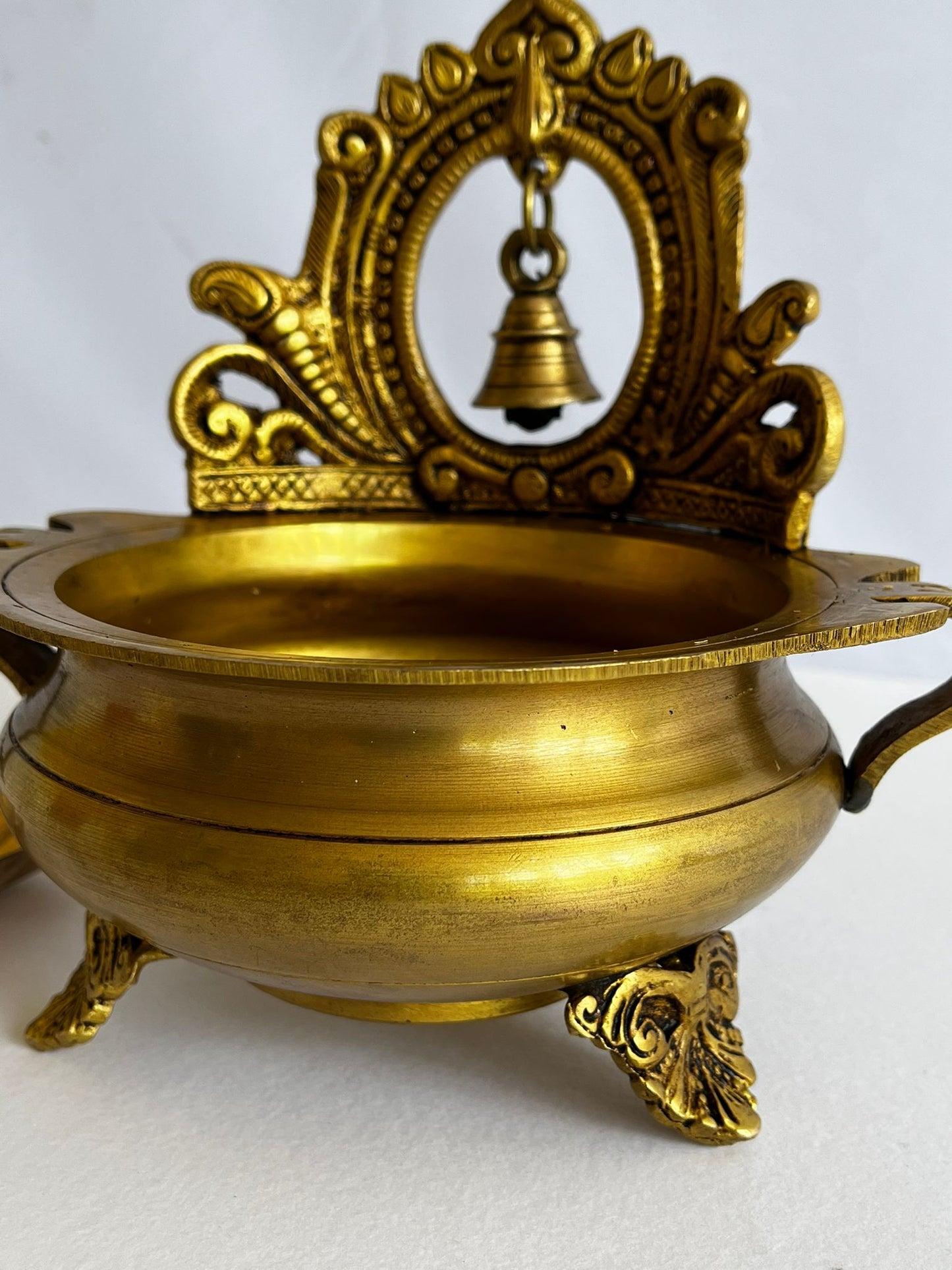 Meera brass urli (decorative bowl). Festive vibe/Indian decor/Diwali/ Indian home/Brass decoratives.