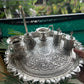 Exquisite German silver engraved pooja thali.