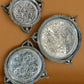 German Silver Decorative Flying flared swan urlis / platters/ plates