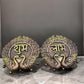 Terracota Shubh Labh wall hanging. Diwali/ wedding decoration