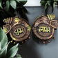 Terracota Shubh Labh wall hanging. Diwali/ wedding decoration