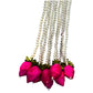 Lotus beads Hanging Decoration for Weddings and Festive Occasions. Set of 2