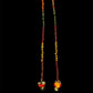 Handmade colourful Hanging Decoration for Weddings and Festive Occasions. Set of 2