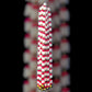 Handmade Red and white floral Hanging Decoration for Weddings and Festive Occasions.