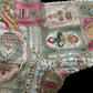 Indian Designer white beads Saree Lehenga Blouse Sleeveless sabyasachi style (Copy)
