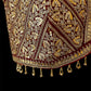 Indian Designer Red beads Saree Lehenga Blouse Sleeveless sabyasachi style.