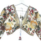 Indian Designer White embroidery Saree Lehenga Blouse with sleeves sabyasachi style.
