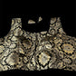 Indian Designer Black Saree Lehenga Blouse Sleeveless style.