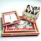 Hand painted Rajasthani Wooden Napkin Holder.