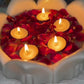 Handcrafted White Marble Lotus Urli – Luxury Decorative Bowl