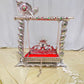 Handcrafted german silver Krishna jhula.