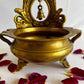 Meera brass urli (decorative bowl). Festive vibe/Indian decor/Diwali/ Indian home/Brass decoratives.