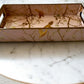 Beautiful Pink Wooden printed serving trays. Set of 3.