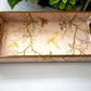 Beautiful Pink Wooden printed serving trays. Set of 3.