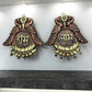 Terracota Shubh Labh wall hanging. Diwali/ wedding decoration