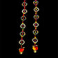 Handmade colourful Hanging Decoration for Weddings and Festive Occasions. Set of 2