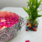 German Silver Decorative Flower Urli