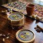 Beautiful wooden tea coaster. Coaster set,Wooden coaster. Set of 6