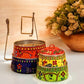 Heritage Hand-Painted Indian Tiffin Box