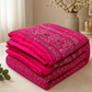 Royal Pink Jaipuri Razai Quilt