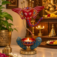 Ganesha Glow – Hand-Painted Decorative Tealight Holder