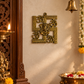 Divine Ganesha & Om Wall Hanging – Antique Gold Auspicious Décor