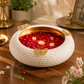 Handcrafted White & Gold Floating Flower & Candle Centerpieces