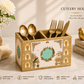 Royal Peacock 4-Piece Serving & Organizer Tray Set