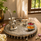 Aaradhya Heritage German Silver Pooja Thali Set