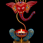 Ganesha Glow – Hand-Painted Decorative Tealight Holder