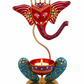 Ganesha Glow – Hand-Painted Decorative Tealight Holder