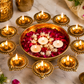 Artisan Brass Floating Diya Centerpiece