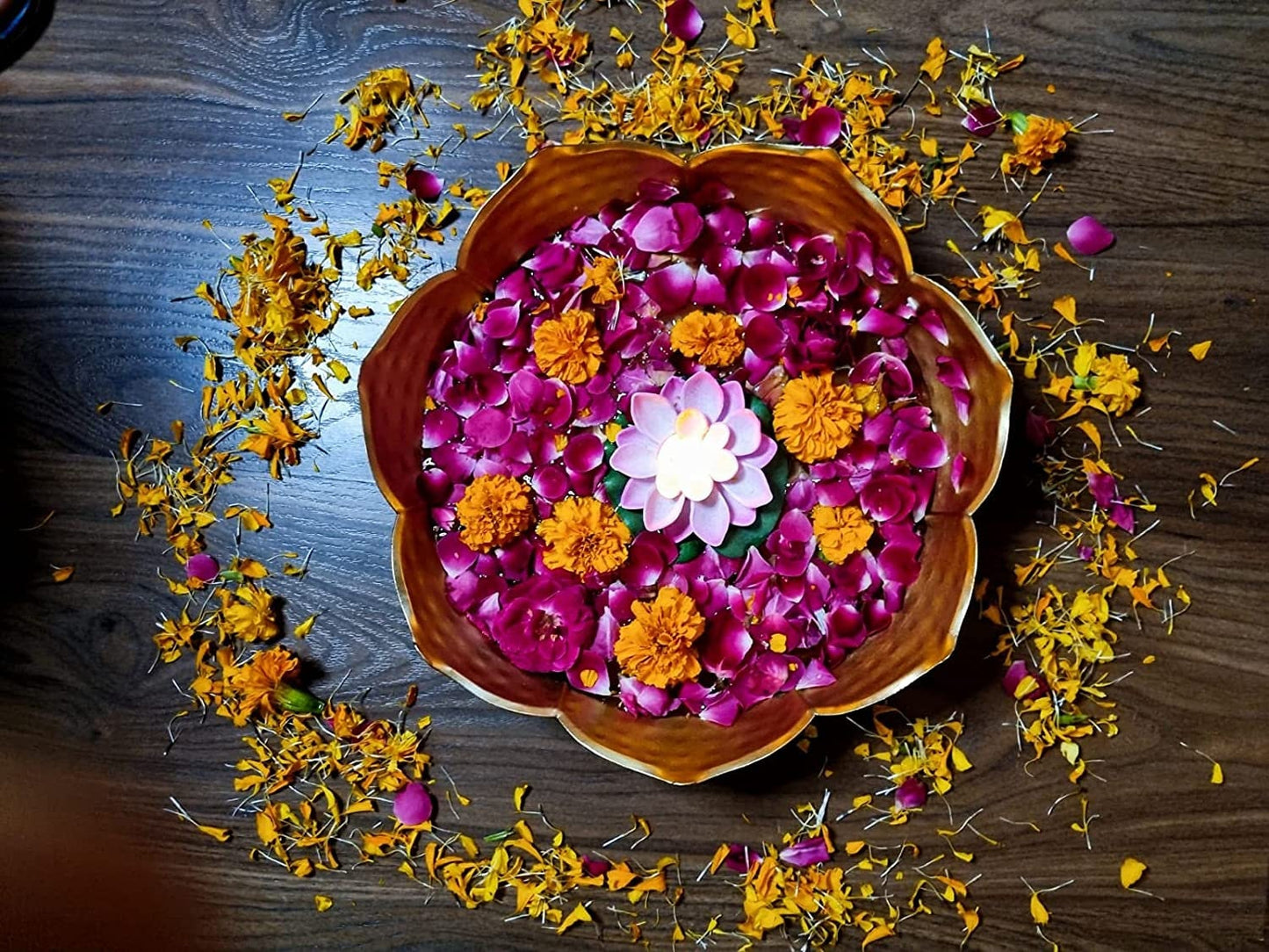 Lotus Urli Small (10 inch) – ElementsByAnupa