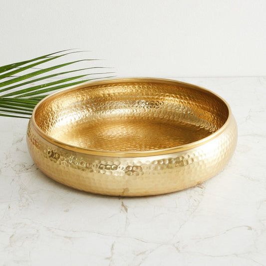 Hammered effect decorative bowl (Urli)