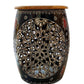 Hand painted iron stool
