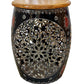 Hand painted iron stool