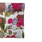 Handstitched Floral printed throw.