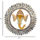 Handcrafted Ganesha Iron Metal Wall Hanging Art