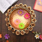 Decorative Rose bowl metal urli
